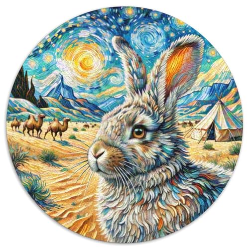 Kaninchen1000 Teile Puzzle PuzzlegRundesPet Kaninchenfür Erwachsene Und Kinderab1000pcs (67.5x67.5cm) von OWBASKPOZ