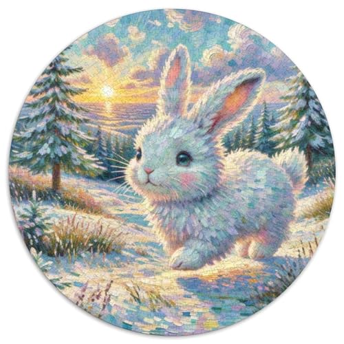 Kaninchen1000 Teile Puzzle PuzzlesErwachsen Erwachsene GeschenkideenpielePet Kaninchen Für Familie1000pcs (67.5x67.5cm) von OWBASKPOZ