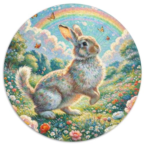 Kaninchen1000 Teile Puzzle Puzzlesfür ErwachseneKinder Pet KaninchenabGeschenk, Hobby1000pcs (67.5x67.5cm) von OWBASKPOZ