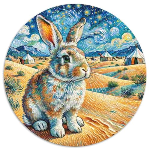 Kaninchen1000 Teile PuzzlesPet Kaninchen Jigsaw ErwachsenenKinder AbGeschenki1000pcs (67.5x67.5cm) von OWBASKPOZ
