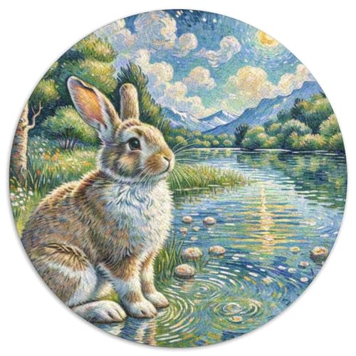 KaninchenJigsaw 1000 Teile Für Erwachsene Und Kinder, Puzzle 1000 Teile Puzzles Pet KaninchenGameGeschenk,1000pcs (67.5x67.5cm) von OWBASKPOZ