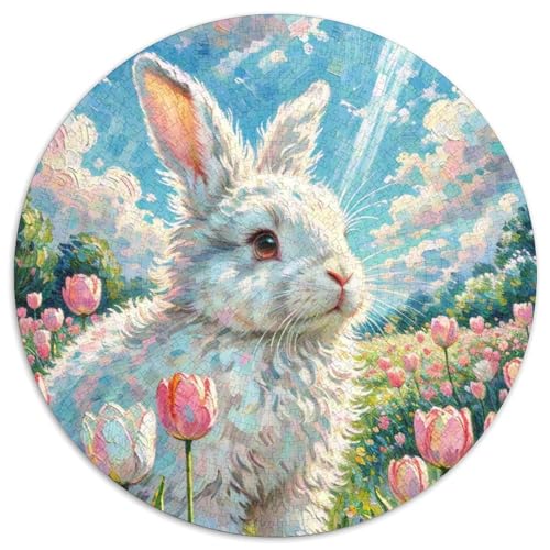KaninchenJigsaw 1000 Teile PuzzlePet Kaninchen Puzzles ErwachsenenKinder AbGeschenki 1000pcs (67.5x67.5cm) von OWBASKPOZ