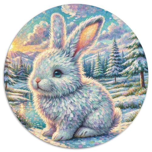 KaninchenJigsaw 1000 Teile PuzzlePet Kaninchen Puzzles ErwachsenenKinder AbGeschenki 1000pcs (67.5x67.5cm) von OWBASKPOZ