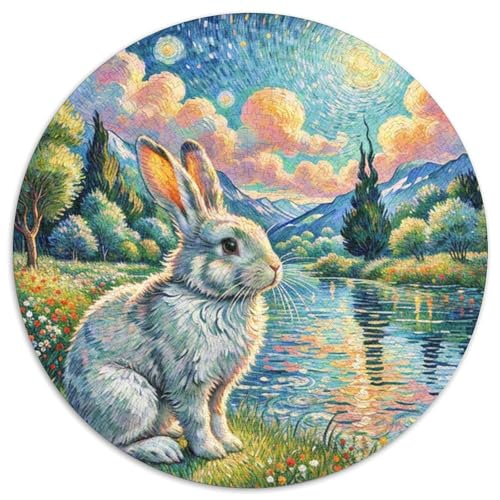 KaninchenPuzzle 1000 Teile, ErwachsenenKinder Ab PuzzlesPet Kaninchen JigsawGeschenki1000pcs (67.5x67.5cm) von OWBASKPOZ