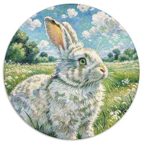 KaninchenPuzzle 1000 Teile Für Erwachsene Und Kinder,1000 Teile Jigsaw Pet KaninchenPuzzles GameGeschenk1000pcs (67.5x67.5cm) von OWBASKPOZ