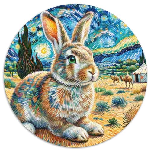 KaninchenPuzzle 1000 Teile FürErwachsene UndKinder,Game,Pet KaninchenPuzzlesFarbenfrohes Jigsaw Geschenk1000pcs (67.5x67.5cm) von OWBASKPOZ