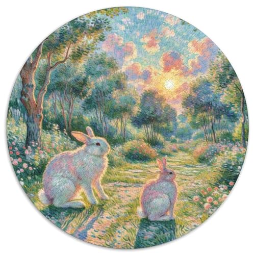 KaninchenPuzzle Für ErwachseneKinder Ab Puzzles 1000 Teile Pet KaninchenGeschenk, Hobby1000pcs (67.5x67.5cm) von OWBASKPOZ