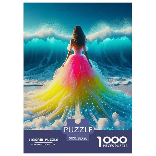 Kleid Schönheit Puzzles 1000 Teile Schwer Puzzle Spielzeug Lernspiel Impossible Herausforderungsspielzeug Für Erwachsene Kinder 38x26cm/1000pcs Kleid Schönheit Puzzles 1000 Teile Schwer Puzzle Spielzeug Lernspiel Impossible Herausforderungsspielzeug Für Erwachsene Kinder 38x26cm/1000pcs von OWBASKPOZ