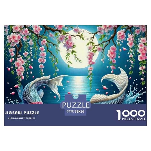 Koi Fisch Puzzle 1000 Teile Schwer Puzzle Spielzeug Lernspiel Impossible Herausforderungsspielzeug Für Erwachsene Und Kinder Ab 14 Jahren 38x26cm/1000pcs Koi Fisch Puzzle 1000 Teile Schwer Puzzle Spielzeug Lernspiel Impossible Herausforderungsspielzeug Für Erwachsene Und Kinder Ab 14 Jahren 38x26cm/1000pcs von OWBASKPOZ