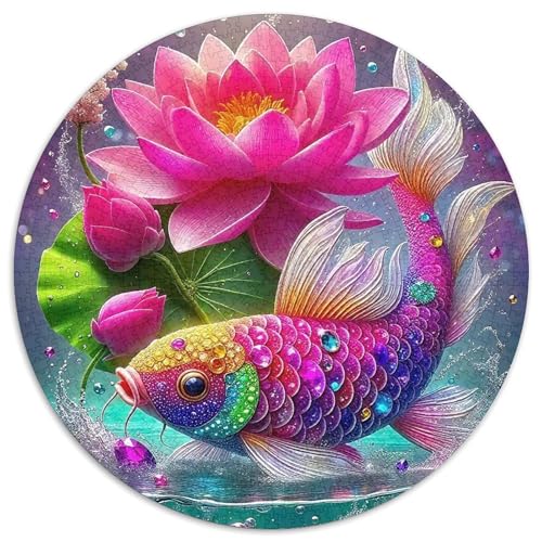 Koi FischPuzzle 1000 Teile, ErwachsenenKinder Ab Puzzles JigsawGeschenki1000pcs (67.5x67.5cm) von OWBASKPOZ