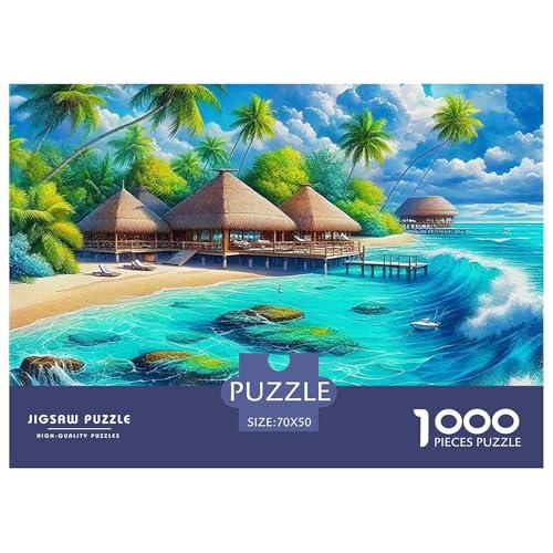 Küstenlandschaft Puzzle 1000 Teile Schwer Puzzle Spielzeug Lernspiel Impossible Herausforderungsspielzeug Für Erwachsene Und Kinder Ab 14 Jahren 70x50cm/1000pcs Küstenlandschaft Puzzle 1000 Teile Schwer Puzzle Spielzeug Lernspiel Impossible Herausforderungsspielzeug Für Erwachsene Und Kinder Ab 14 Jahren 70x50cm/1000pcs von OWBASKPOZ