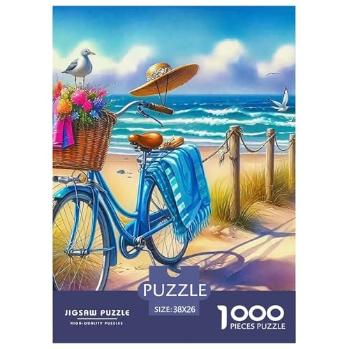 Küstenlandschaft Puzzle 1000 Teile Schwer Puzzle Spielzeug Pädagogisches Spiel Impossible Herausforderungsspielzeug Für Erwachsene Und Kinder Ab 12 Jahren 38x26cm/1000pcs von OWBASKPOZ