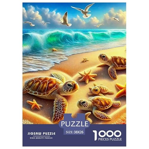 Küstenlandschaft Puzzle 1000 Teile Schwer Puzzle Spielzeug Pädagogisches Spiel Impossible Herausforderungsspielzeug Für Erwachsene Und Kinder in Bewährter 38x26cm/1000pcs von OWBASKPOZ