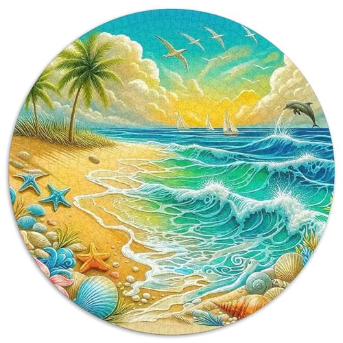 Küstenlandschaft1000 Teile Für Erwachsene Und Kinder Puzzle Jigsaw Lernspiel Herausforderungsspielzeug1000pcs (67.5x67.5cm) von OWBASKPOZ