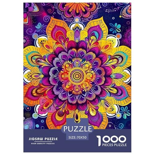 Mandala Blume Puzzle 1000-teilige Schwer Puzzle Spielzeug Lernspiel Impossible Herausforderung Spielzeug Für Erwachsene Kinder 70x50cm/1000pcs Mandala Blume Puzzle 1000-teilige Schwer Puzzle Spielzeug Lernspiel Impossible Herausforderung Spielzeug Für Erwachsene Kinder 70x50cm/1000pcs von OWBASKPOZ
