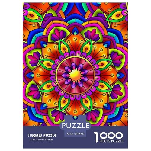 Mandala Blume Puzzle 1000-teilige Schwer Puzzle Spielzeug Lernspiel Impossible Herausforderung Spielzeug Für Erwachsene Kinder 70x50cm/1000pcs Mandala Blume Puzzle 1000-teilige Schwer Puzzle Spielzeug Lernspiel Impossible Herausforderung Spielzeug Für Erwachsene Kinder 70x50cm/1000pcs von OWBASKPOZ