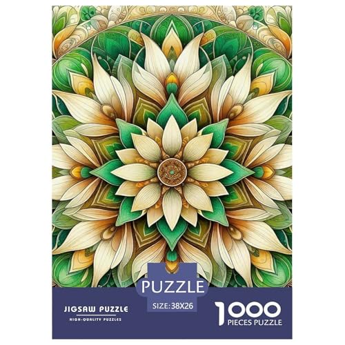 Mandala Blume Puzzle 1000-teilige Schwer Puzzle Spielzeug Lernspiel Impossible Herausforderung Spielzeug Für Erwachsene Und Kinder in Bewährter 38x26cm/1000pcs Mandala Blume Puzzle 1000-teilige Schwer Puzzle Spielzeug Lernspiel Impossible Herausforderung Spielzeug Für Erwachsene Und Kinder in Bewährter 38x26cm/1000pcs von OWBASKPOZ