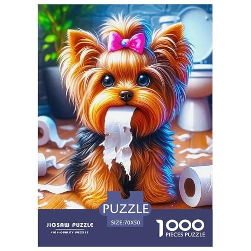 Netter Hund Puzzle 1000 Teile Schwer Puzzle Spielzeug Lernspiel Impossible Herausforderung Spielzeug Für Erwachsene Kinder 70x50cm/1000pcs Netter Hund Puzzle 1000 Teile Schwer Puzzle Spielzeug Lernspiel Impossible Herausforderung Spielzeug Für Erwachsene Kinder 70x50cm/1000pcs von OWBASKPOZ