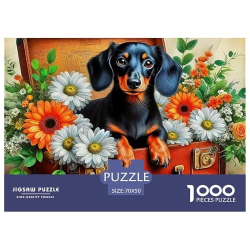 Netter Hund Puzzle 1000 Teile Schwer Puzzle Spielzeug Lernspiel Impossible Herausforderung Spielzeug Für Erwachsene Kinder 70x50cm/1000pcs Netter Hund Puzzle 1000 Teile Schwer Puzzle Spielzeug Lernspiel Impossible Herausforderung Spielzeug Für Erwachsene Kinder 70x50cm/1000pcs von OWBASKPOZ
