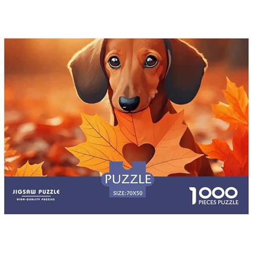 Netter Hund Puzzle 1000 Teile Schwer Puzzle Spielzeug Lernspiel Impossible Herausforderung Spielzeug Für Erwachsene Kinder 70x50cm/1000pcs Netter Hund Puzzle 1000 Teile Schwer Puzzle Spielzeug Lernspiel Impossible Herausforderung Spielzeug Für Erwachsene Kinder 70x50cm/1000pcs von OWBASKPOZ