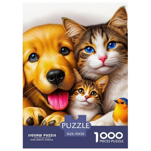 Netter Hund Puzzle 1000 Teile Schwer Puzzle Spielzeug Lernspiel Impossible Herausforderungsspielzeug Für Erwachsene Kinder 70x50cm/1000pcs Netter Hund Puzzle 1000 Teile Schwer Puzzle Spielzeug Lernspiel Impossible Herausforderungsspielzeug Für Erwachsene Kinder 70x50cm/1000pcs von OWBASKPOZ
