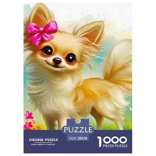 Netter Hund Puzzle 1000 Teile Schwer Puzzle Spielzeug Pädagogisches Spiel Impossible Herausforderung Spielzeug Für Erwachsene Kinder 38x26cm/1000pcs Netter Hund Puzzle 1000 Teile Schwer Puzzle Spielzeug Pädagogisches Spiel Impossible Herausforderung Spielzeug Für Erwachsene Kinder 38x26cm/1000pcs von OWBASKPOZ