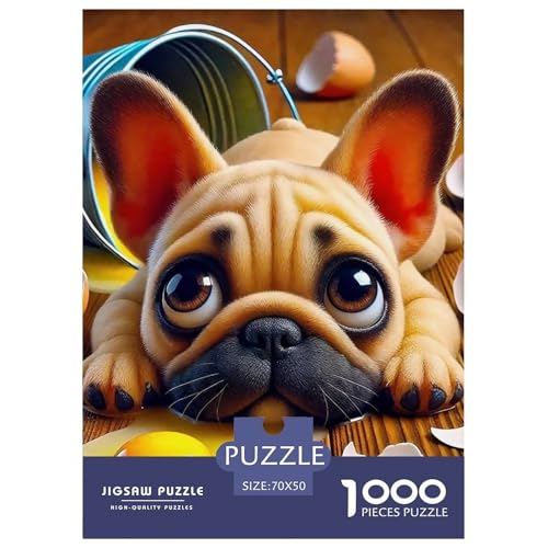 Netter Hund Puzzle 1000 Teile Schwer Puzzle Spielzeug Pädagogisches Spiel Impossible Herausforderung Spielzeug Für Erwachsene Und Kinder Ab 12 Jahren 70x50cm/1000pcs Netter Hund Puzzle 1000 Teile Schwer Puzzle Spielzeug Pädagogisches Spiel Impossible Herausforderung Spielzeug Für Erwachsene Und Kinder Ab 12 Jahren 70x50cm/1000pcs von OWBASKPOZ