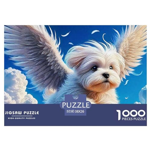Netter Hund Puzzle 1000 Teile Schwer Puzzle Spielzeug Pädagogisches Spiel Impossible Herausforderungsspielzeug Für Erwachsene Und Kinder in Bewährter 38x26cm/1000pcs Netter Hund Puzzle 1000 Teile Schwer Puzzle Spielzeug Pädagogisches Spiel Impossible Herausforderungsspielzeug Für Erwachsene Und Kinder in Bewährter 38x26cm/1000pcs von OWBASKPOZ