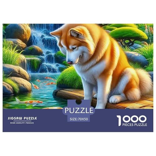 Netter Hund Puzzle 1000-teilige Schwer Puzzle Spielzeug Lernspiel Impossible Herausforderung Spielzeug Für Erwachsene Kinder 70x50cm/1000pcs Netter Hund Puzzle 1000-teilige Schwer Puzzle Spielzeug Lernspiel Impossible Herausforderung Spielzeug Für Erwachsene Kinder 70x50cm/1000pcs von OWBASKPOZ