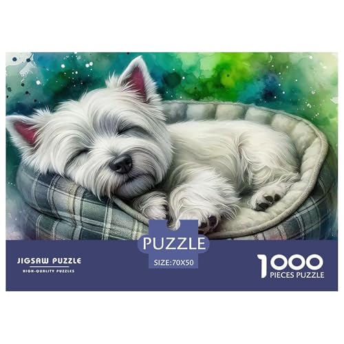 Netter Hund Puzzle 1000-teilige Schwer Puzzle Spielzeug Lernspiel Impossible Herausforderung Spielzeug Für Erwachsene Kinder 70x50cm/1000pcs Netter Hund Puzzle 1000-teilige Schwer Puzzle Spielzeug Lernspiel Impossible Herausforderung Spielzeug Für Erwachsene Kinder 70x50cm/1000pcs von OWBASKPOZ