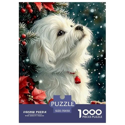 Netter Hund Puzzle 1000-teilige Schwer Puzzle Spielzeug Lernspiel Impossible Herausforderungsspielzeug Für Erwachsene Und Kinder Ab 12 Jahren 70x50cm/1000pcs Netter Hund Puzzle 1000-teilige Schwer Puzzle Spielzeug Lernspiel Impossible Herausforderungsspielzeug Für Erwachsene Und Kinder Ab 12 Jahren 70x50cm/1000pcs von OWBASKPOZ