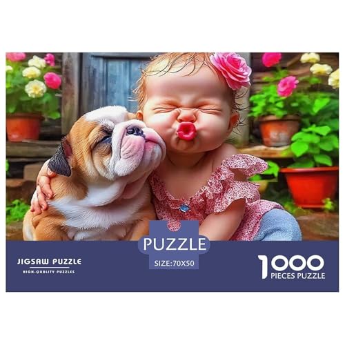 Netter Hund Puzzle 1000-teilige Schwer Puzzle Spielzeug Pädagogisches Spiel Impossible Herausforderung Spielzeug Für Erwachsene Und Kinder in Bewährter 70x50cm/1000pcs Netter Hund Puzzle 1000-teilige Schwer Puzzle Spielzeug Pädagogisches Spiel Impossible Herausforderung Spielzeug Für Erwachsene Und Kinder in Bewährter 70x50cm/1000pcs von OWBASKPOZ