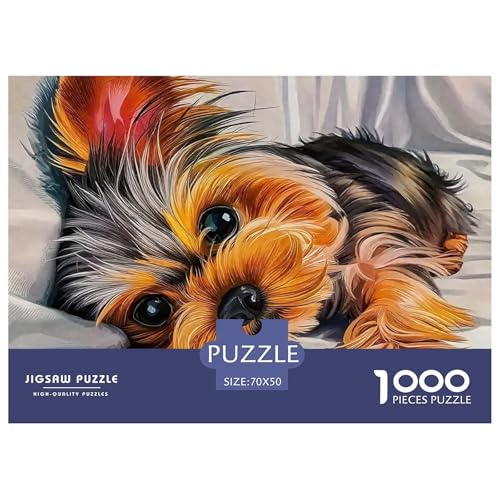Netter Hund Puzzles 1000 Teile Schwer Puzzle Spielzeug Lernspiel Impossible Herausforderungsspielzeug Für Erwachsene Und Kinder Ab 12 Jahren 70x50cm/1000pcs Netter Hund Puzzles 1000 Teile Schwer Puzzle Spielzeug Lernspiel Impossible Herausforderungsspielzeug Für Erwachsene Und Kinder Ab 12 Jahren 70x50cm/1000pcs von OWBASKPOZ