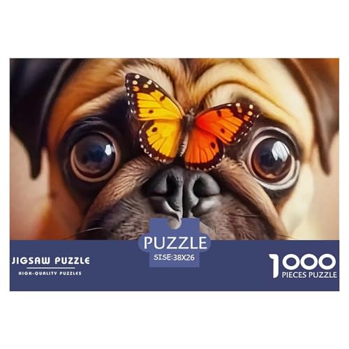 Netter Hund Puzzles 1000 Teile Schwer Puzzle Spielzeug Pädagogisches Spiel Impossible Herausforderungsspielzeug Für Erwachsene Und Kinder Ab 12 Jahren 38x26cm/1000pcs Netter Hund Puzzles 1000 Teile Schwer Puzzle Spielzeug Pädagogisches Spiel Impossible Herausforderungsspielzeug Für Erwachsene Und Kinder Ab 12 Jahren 38x26cm/1000pcs von OWBASKPOZ