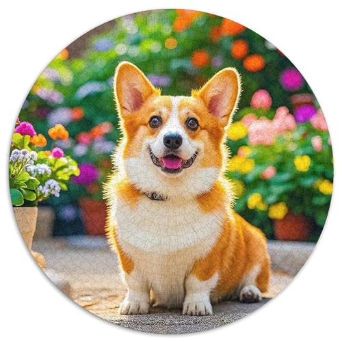 Netter Hund1000 Teile, PuzzleErwachsenenKinder AbPuzzlesJigsawGeschenki1000pcs (67.5x67.5cm) von OWBASKPOZ