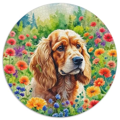 Netter Hund1000 Teile Erwachsenenpuzzleabtsspiel Puzzles Erwachsene Geschenkideenpiele FürFamilie1000pcs (67.5x67.5cm) von OWBASKPOZ