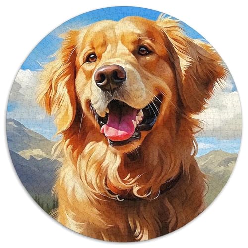 Netter Hund1000 Teile Puzzle Für Erwachsene Und Kinder Jigsaw Lernspiel Herausforderungsspielzeug1000pcs (67.5x67.5cm) von OWBASKPOZ
