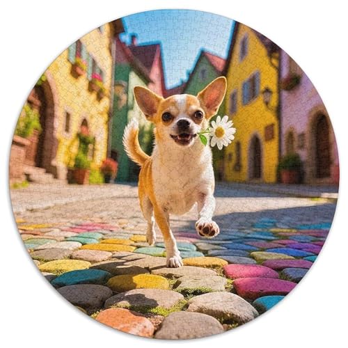 Netter Hund1000 Teile Puzzle Puzzlesfür ErwachseneKinder Ab Geschenk。Hobby1000pcs (67.5x67.5cm) von OWBASKPOZ