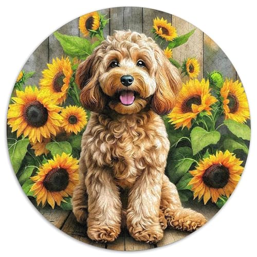 Netter HundJigsaw 1000 Teile Puzzle Puzzles ErwachsenenKinder AbGeschenki 1000pcs (67.5x67.5cm) von OWBASKPOZ