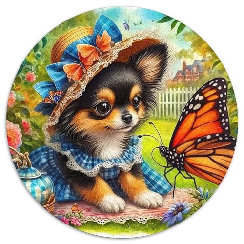 Netter HundPuzzle 1000 Teile Puzzles Für Lernspiel Herausforderungsspielzeug Teilige Für Erwachsene KinderJigsaw1000pcs (67.5x67.5cm) von OWBASKPOZ