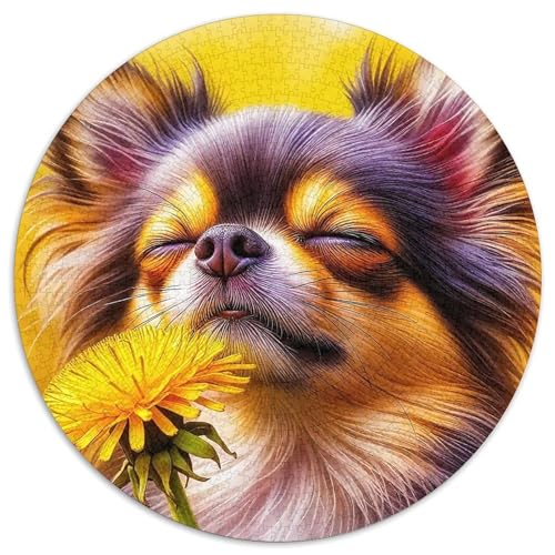 Netter HundPuzzle Für ErwachseneKinder Ab Puzzles 1000 Teile Geschenk, Hobby1000pcs (67.5x67.5cm) von OWBASKPOZ