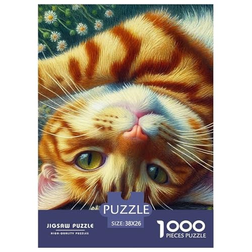 Niedliche Katze Puzzle 1000 Teile Schwer Puzzle Spielzeug Lernspiel Impossible Herausforderung Spielzeug Für Erwachsene Kinder 38x26cm/1000pcs Niedliche Katze Puzzle 1000 Teile Schwer Puzzle Spielzeug Lernspiel Impossible Herausforderung Spielzeug Für Erwachsene Kinder 38x26cm/1000pcs von OWBASKPOZ