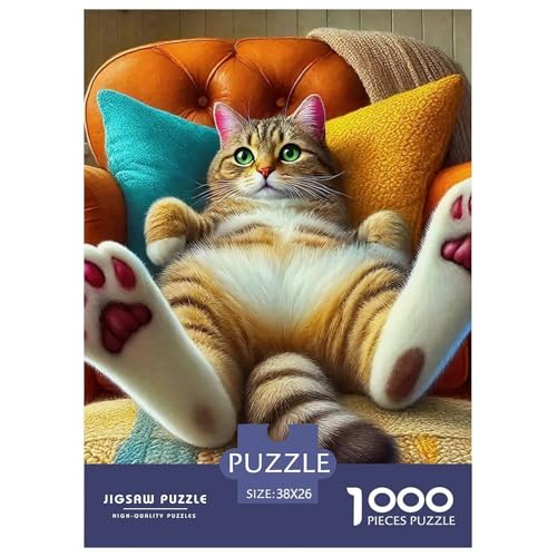 Niedliche Katze Puzzle 1000 Teile Schwer Puzzle Spielzeug Pädagogisches Spiel Impossible Herausforderung Spielzeug Für Erwachsene Kinder 38x26cm/1000pcs Niedliche Katze Puzzle 1000 Teile Schwer Puzzle Spielzeug Pädagogisches Spiel Impossible Herausforderung Spielzeug Für Erwachsene Kinder 38x26cm/1000pcs von OWBASKPOZ