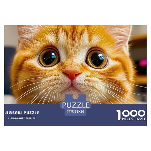 Niedliche Katze Puzzle 1000 Teile Schwer Puzzle Spielzeug Pädagogisches Spiel Impossible Herausforderung Spielzeug Für Erwachsene Kinder 38x26cm/1000pcs Niedliche Katze Puzzle 1000 Teile Schwer Puzzle Spielzeug Pädagogisches Spiel Impossible Herausforderung Spielzeug Für Erwachsene Kinder 38x26cm/1000pcs von OWBASKPOZ