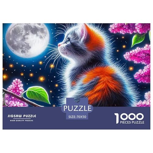 Niedliche Katze Puzzle 1000-teilige Schwer Puzzle Spielzeug Lernspiel Impossible Herausforderung Spielzeug Für Erwachsene Kinder 70x50cm/1000pcs Niedliche Katze Puzzle 1000-teilige Schwer Puzzle Spielzeug Lernspiel Impossible Herausforderung Spielzeug Für Erwachsene Kinder 70x50cm/1000pcs von OWBASKPOZ