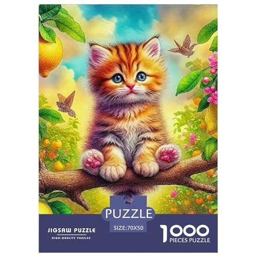 Niedliche Katze Puzzles 1000 Teile Schwer Puzzle Spielzeug Lernspiel Impossible Herausforderung Spielzeug Für Erwachsene Und Kinder in Bewährter 70x50cm/1000pcs Niedliche Katze Puzzles 1000 Teile Schwer Puzzle Spielzeug Lernspiel Impossible Herausforderung Spielzeug Für Erwachsene Und Kinder in Bewährter 70x50cm/1000pcs von OWBASKPOZ