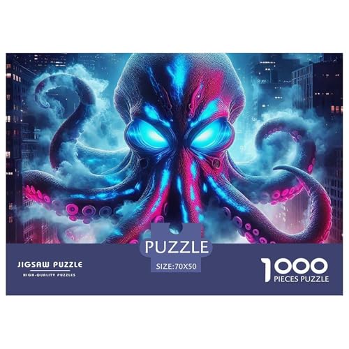 Octopus Puzzle 1000 Teile Schwer Puzzle Spielzeug Pädagogisches Spiel Impossible Herausforderung Spielzeug Für Erwachsene Und Kinder in Bewährter 70x50cm/1000pcs Octopus Puzzle 1000 Teile Schwer Puzzle Spielzeug Pädagogisches Spiel Impossible Herausforderung Spielzeug Für Erwachsene Und Kinder in Bewährter 70x50cm/1000pcs von OWBASKPOZ