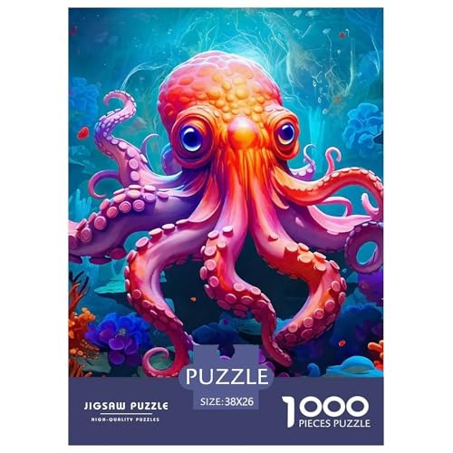 Octopus Puzzle 1000 Teile Schwer Puzzle Spielzeug Pädagogisches Spiel Impossible Herausforderungsspielzeug Für Erwachsene Und Kinder Ab 12 Jahren 38x26cm/1000pcs Octopus Puzzle 1000 Teile Schwer Puzzle Spielzeug Pädagogisches Spiel Impossible Herausforderungsspielzeug Für Erwachsene Und Kinder Ab 12 Jahren 38x26cm/1000pcs von OWBASKPOZ