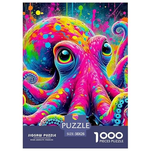 Octopus Puzzle 1000-teilige Schwer Puzzle Spielzeug Lernspiel Impossible Herausforderungsspielzeug Für Erwachsene Und Kinder Ab 12 Jahren 38x26cm/1000pcs Octopus Puzzle 1000-teilige Schwer Puzzle Spielzeug Lernspiel Impossible Herausforderungsspielzeug Für Erwachsene Und Kinder Ab 12 Jahren 38x26cm/1000pcs von OWBASKPOZ