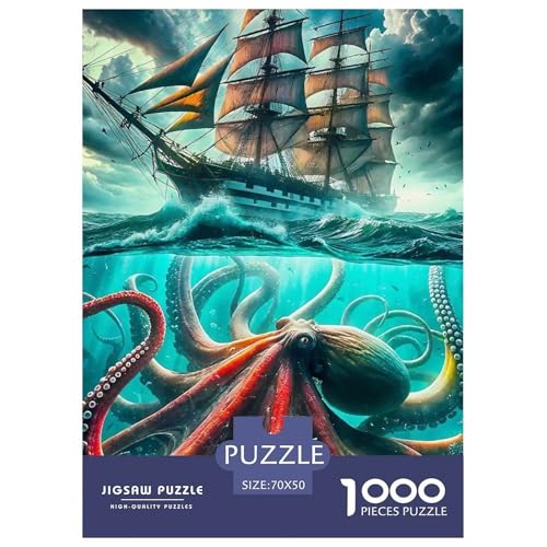Octopus Puzzles 1000 Teile Schwer Puzzle Spielzeug Lernspiel Impossible Herausforderungsspielzeug Für Erwachsene Und Kinder Ab 12 Jahren 70x50cm/1000pcs Octopus Puzzles 1000 Teile Schwer Puzzle Spielzeug Lernspiel Impossible Herausforderungsspielzeug Für Erwachsene Und Kinder Ab 12 Jahren 70x50cm/1000pcs von OWBASKPOZ